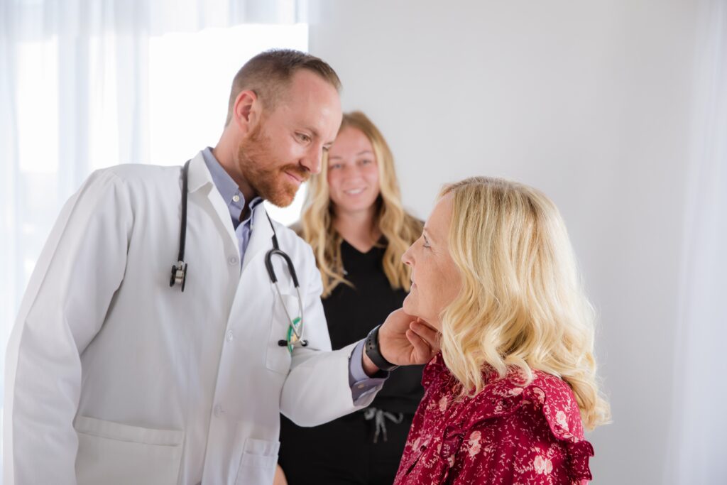 Cosmetic dermatology consultation with board certified dermatologist Dr. Matthew Innes in Layton Utah