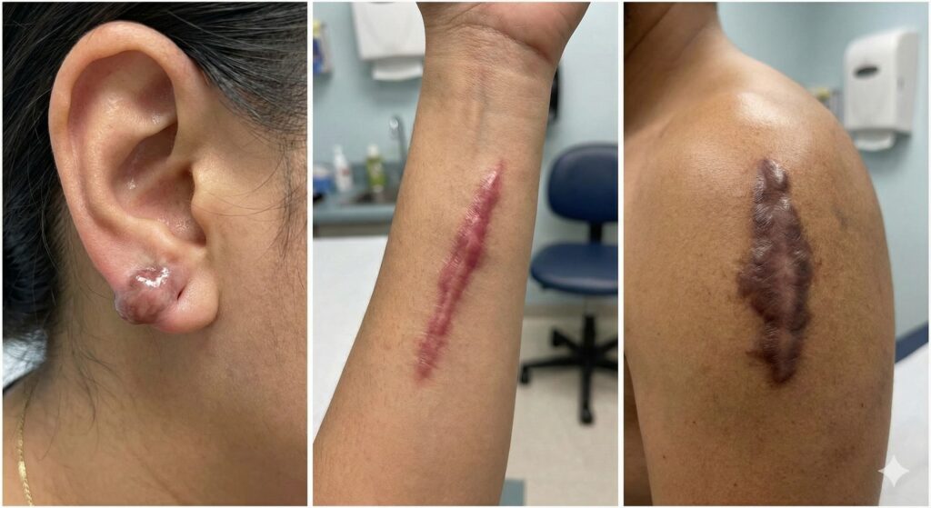 Keloid removal and hypertrophic scar treatment Layton Utah