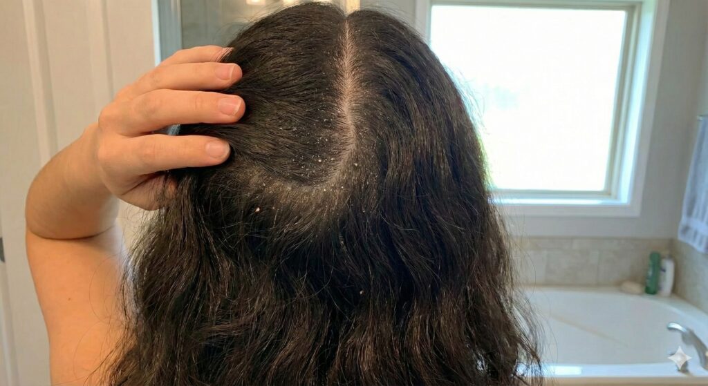 Severe dandruff and itchy scalp seborrheic dermatitis treatment for women in layton