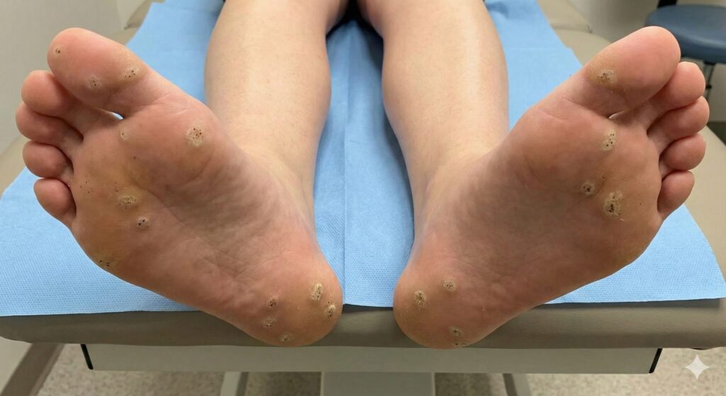 Swift microwave therapy device for stubborn plantar wart removal in Layton Utah